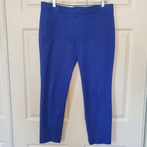 Banana Republic Sloan Trouser Ankle Length in Cobalt Blue - Size 10